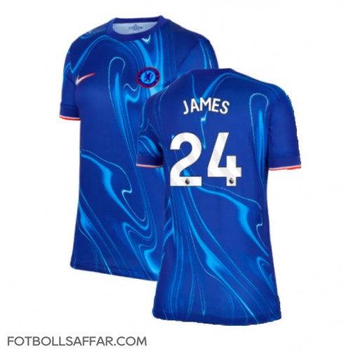 Chelsea Reece James #24 Hemmatröja Dam 2024-25 Kortärmad